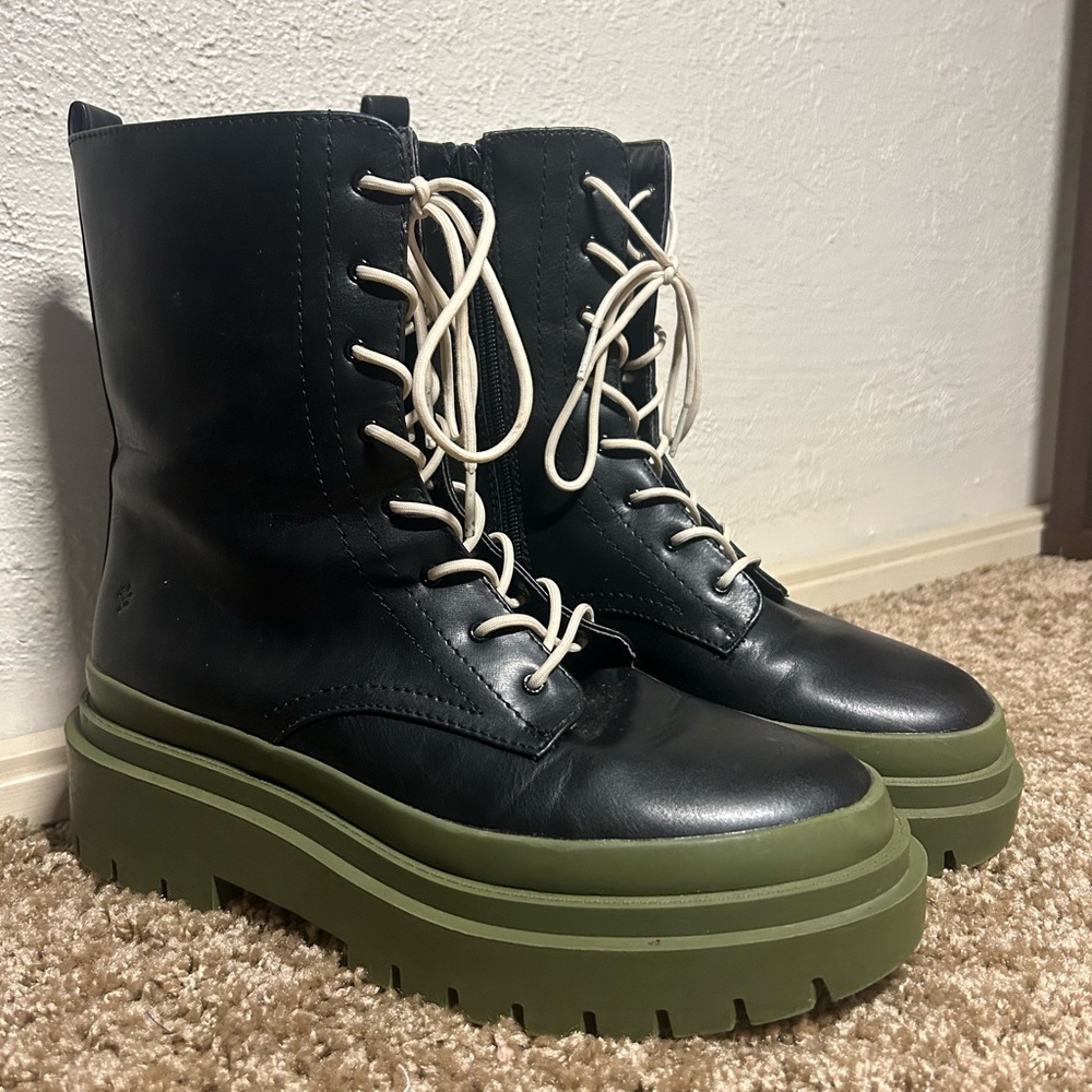 Cool Planet by Steve Madden Platform Combat Women's Boots